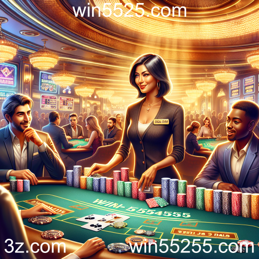 Experimente a Emoção do Cassino ao Vivo no win5525.com